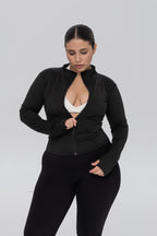 Кофта Zip Slim Dusty Black