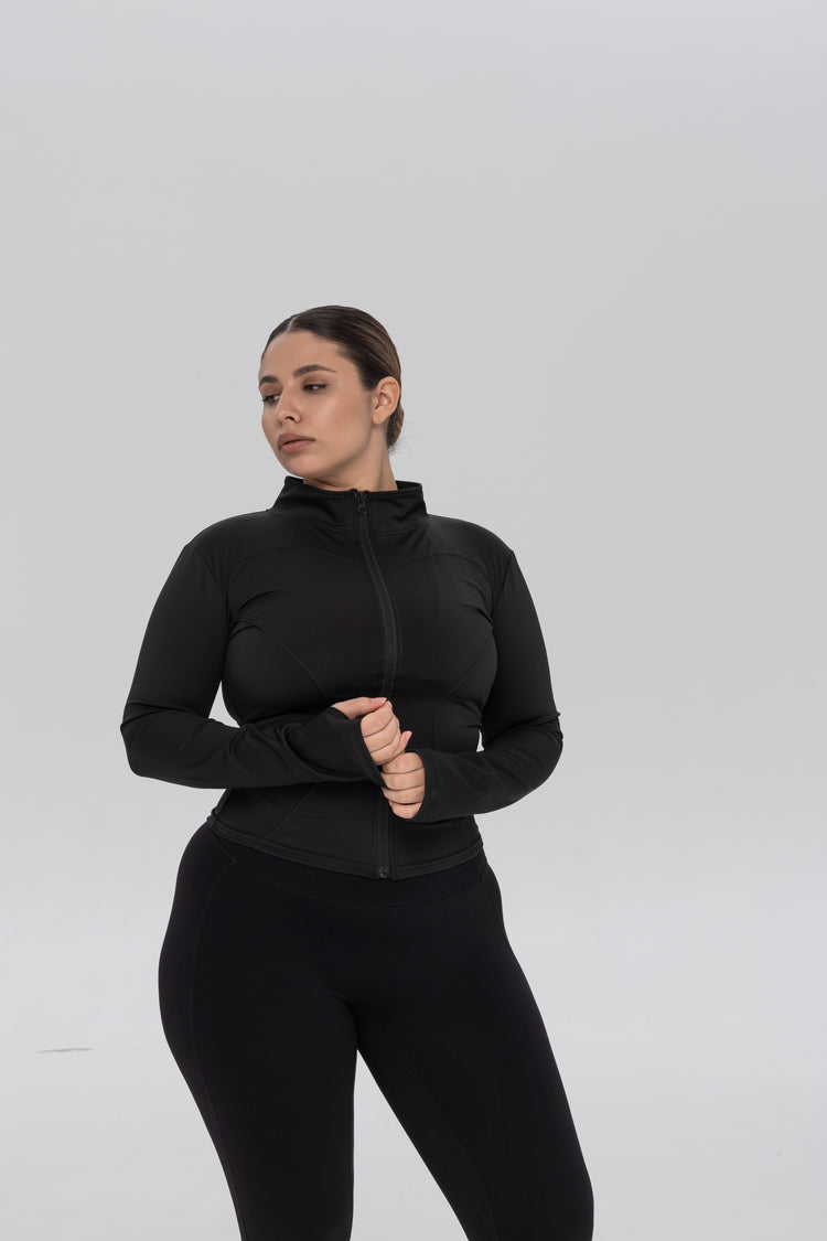 Кофта Zip Slim Dusty Black