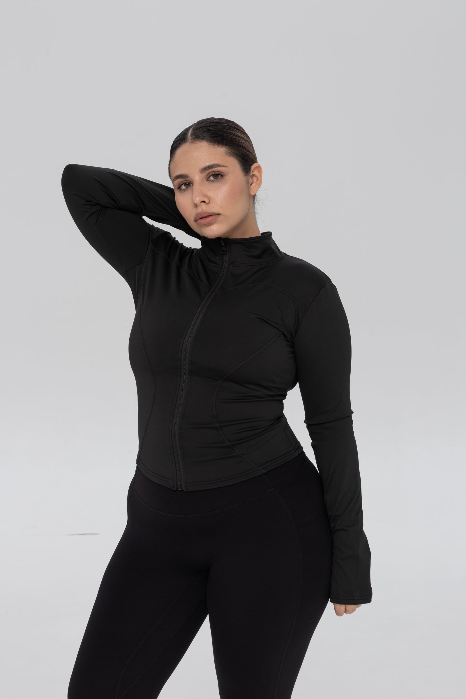 Кофта Zip Slim Dusty Black