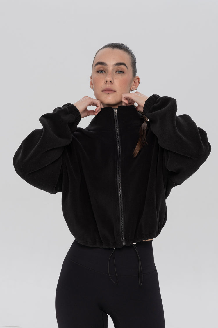 Кофта Zip Teddy Black