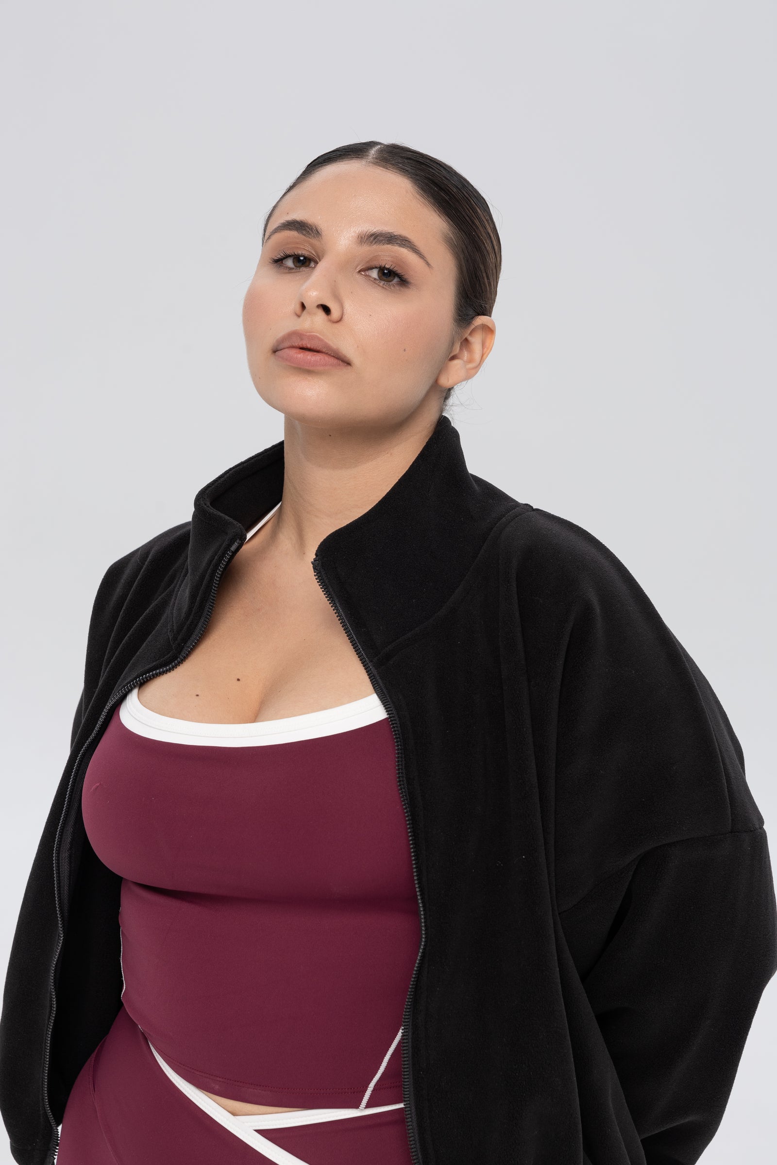 Кофта Zip Teddy Black