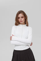 Кофта Zip Slim White