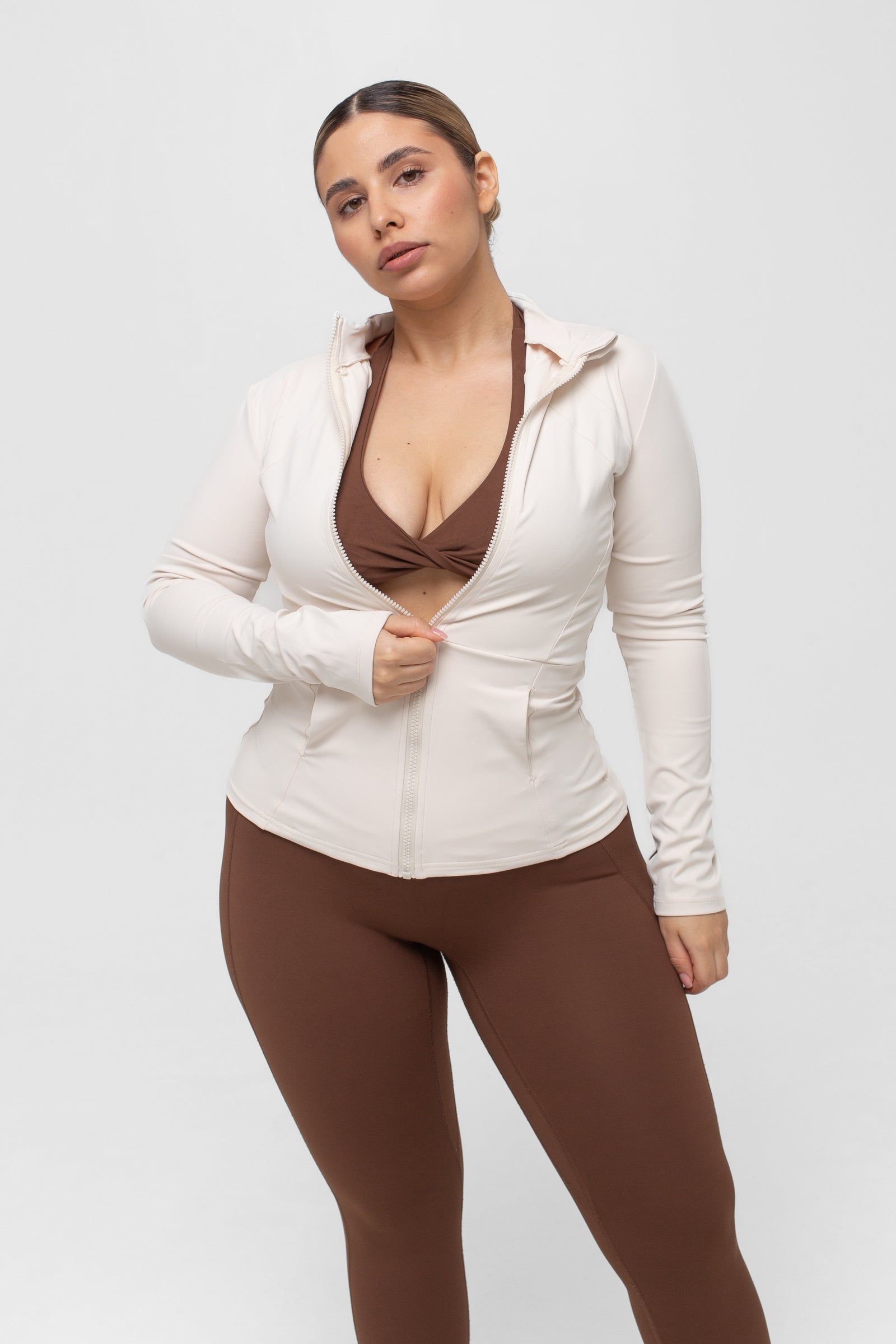 Кофта Zip Classic Milk